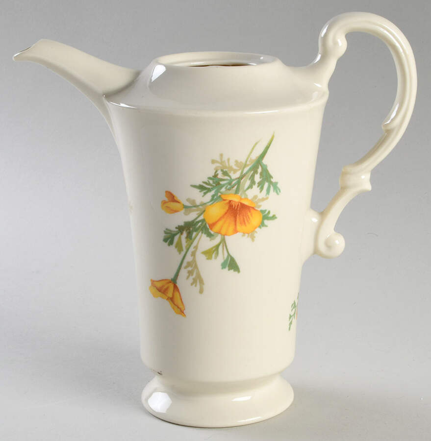 Poppy Coffee Pot No Lid by Syracuse-1