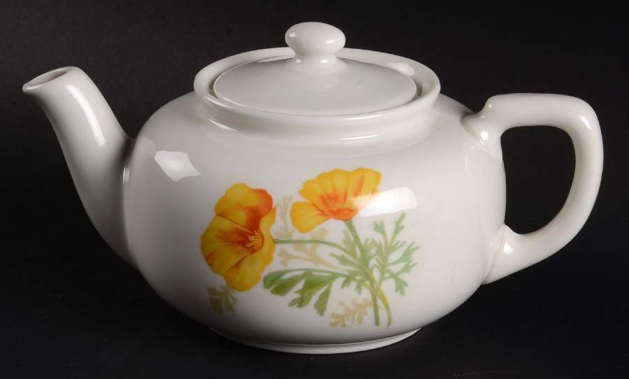 Poppy Mini Teapot & Lid by Syracuse-1