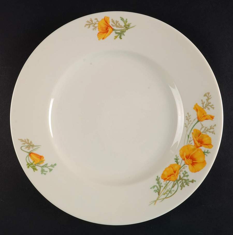 Poppy Dinner Plate by Syracuse-1