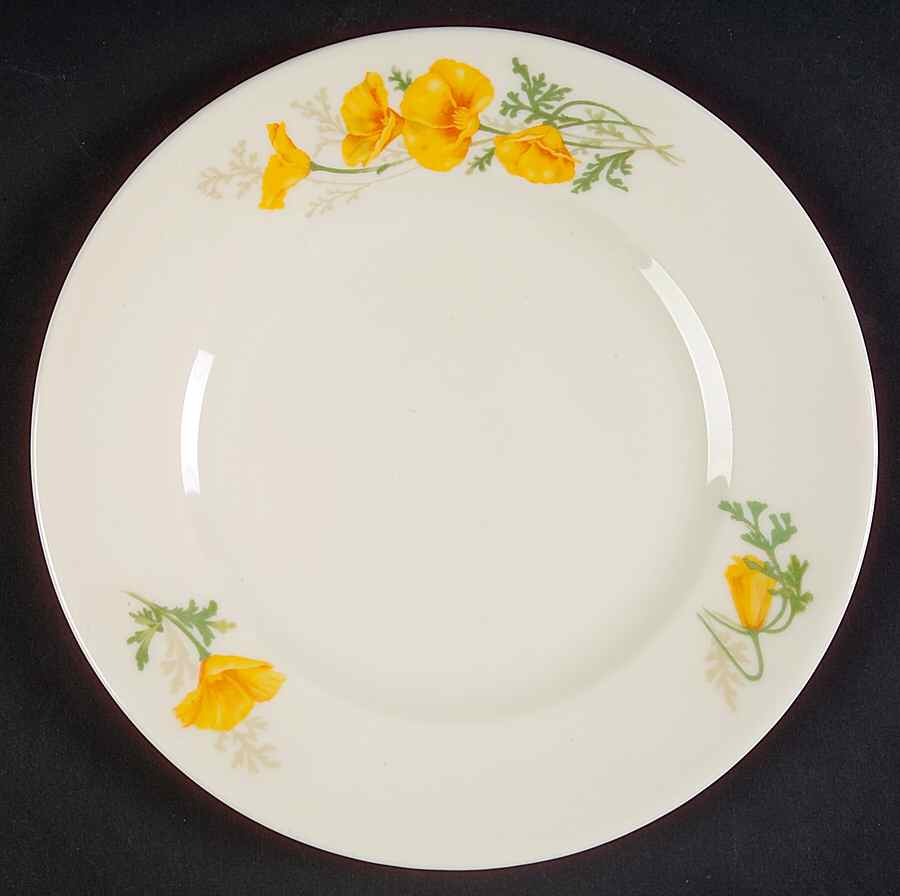 Poppy Bread & Butter Plate by Syracuse-1