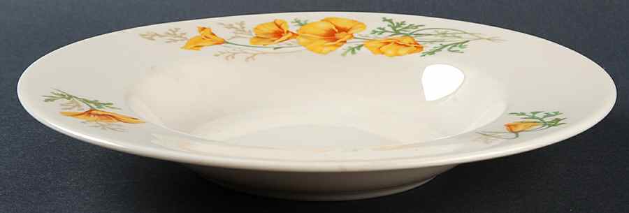 Poppy Rim Soup Bowl by Syracuse-1