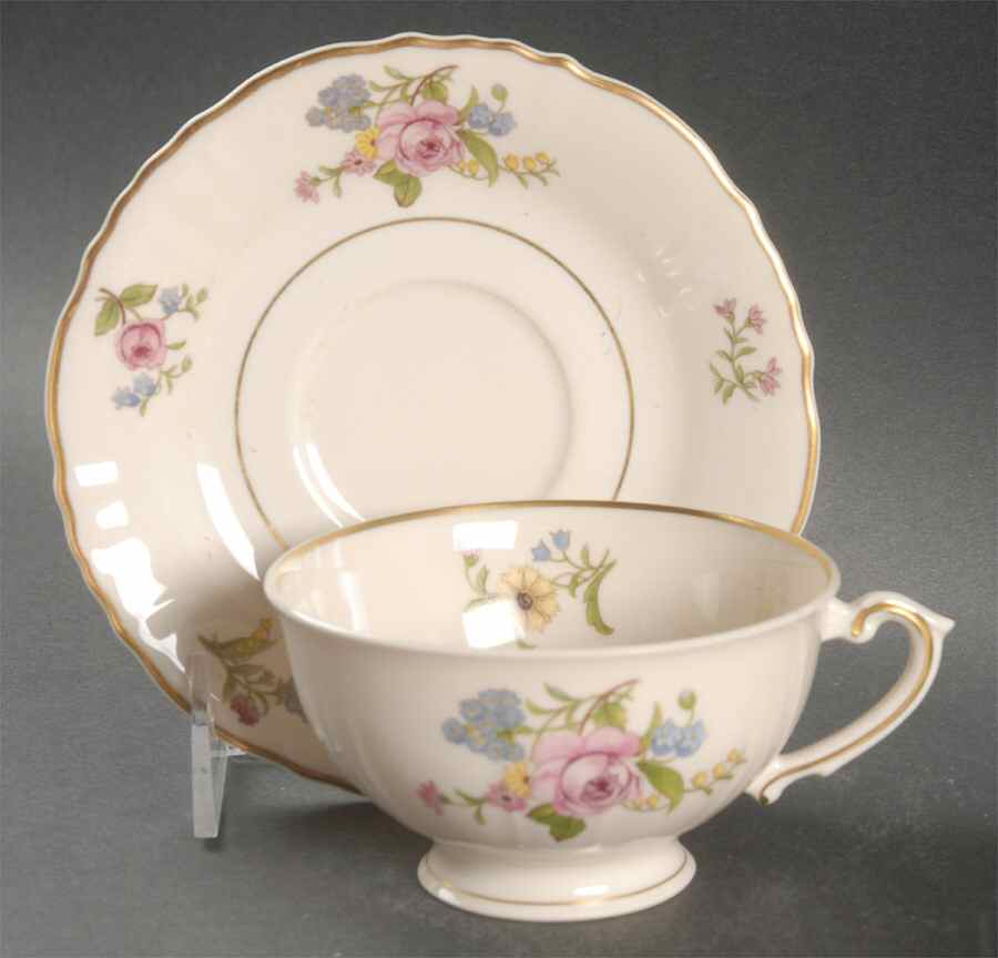 Portland Footed Cup & Saucer Set by Syracuse-1