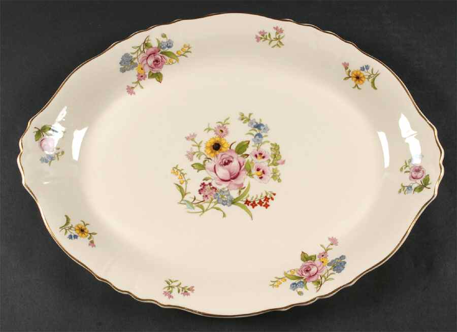 Portland 16" Oval Serving Platter by Syracuse-1