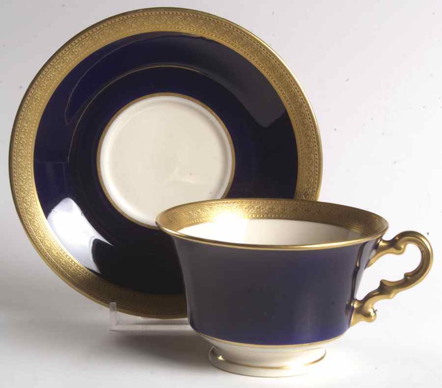 Queen Anne Footed Cup & Saucer Set by Syracuse-1