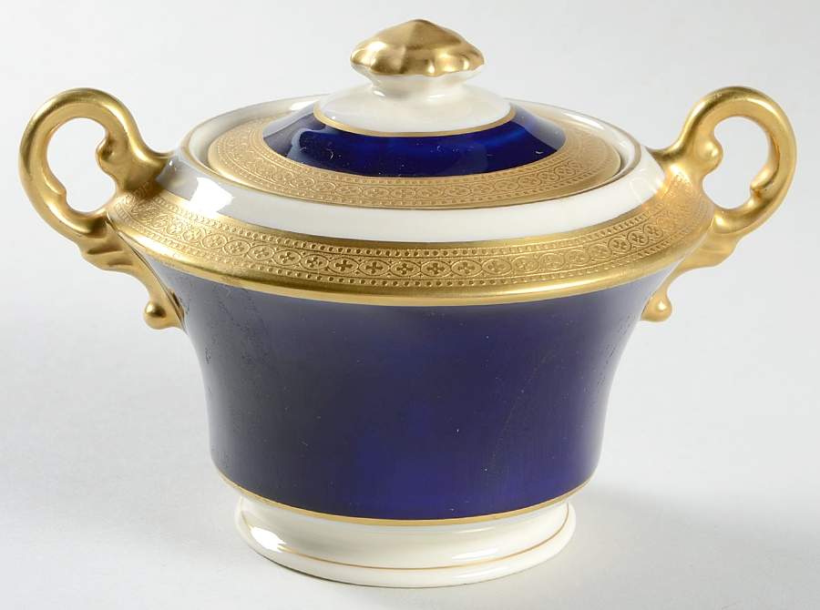 Queen Anne Sugar Bowl & Lid by Syracuse-1