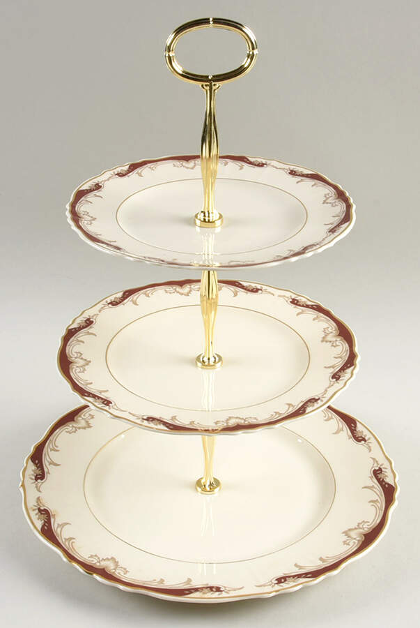 Radcliffe 13 7/8"-14 1/4" 3-Tiered Serving Tray(DP,SP,BB) HC by Syracuse-1