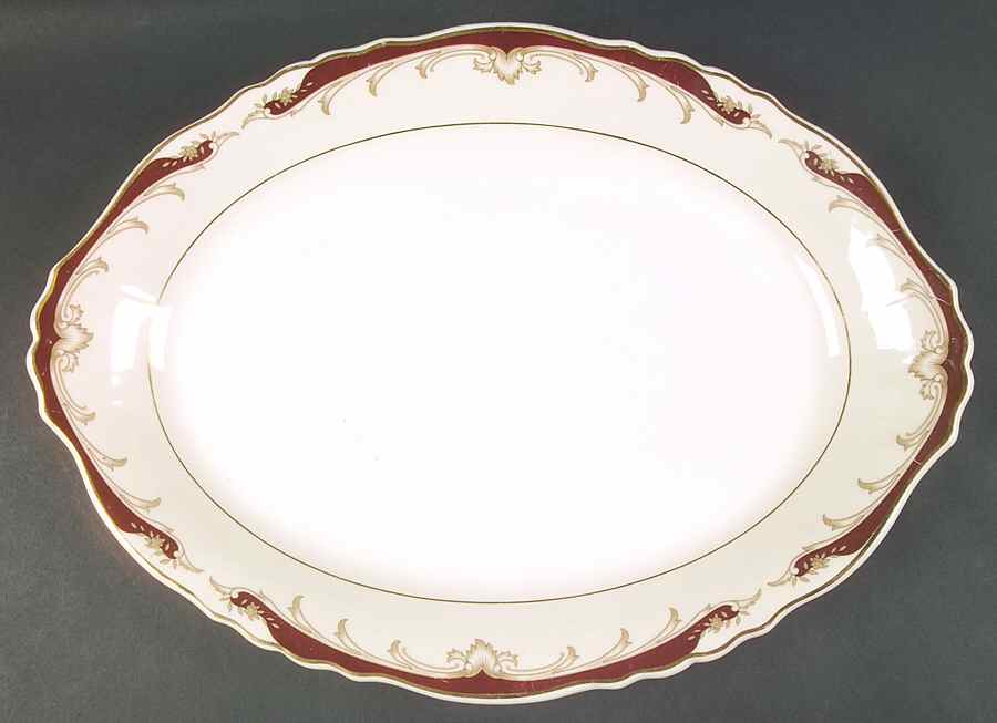 Radcliffe 16" Oval Serving Platter by Syracuse-1