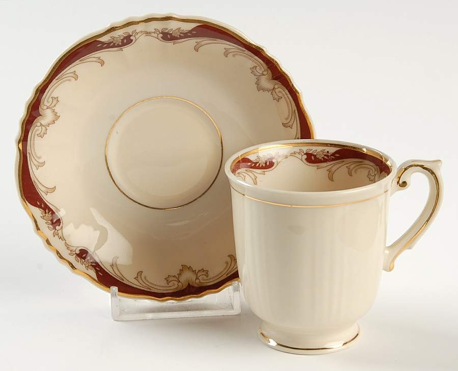 Radcliffe Footed Demitasse Cup & Saucer Set by Syracuse-1