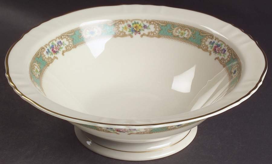 Raleigh Green Round Vegetable No Lid by Syracuse-1
