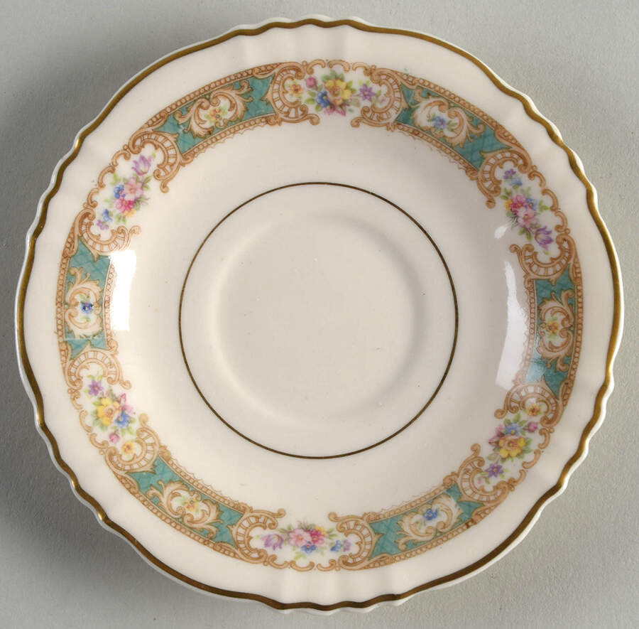 Raleigh Green Saucer for Demitasse Cup by Syracuse-1