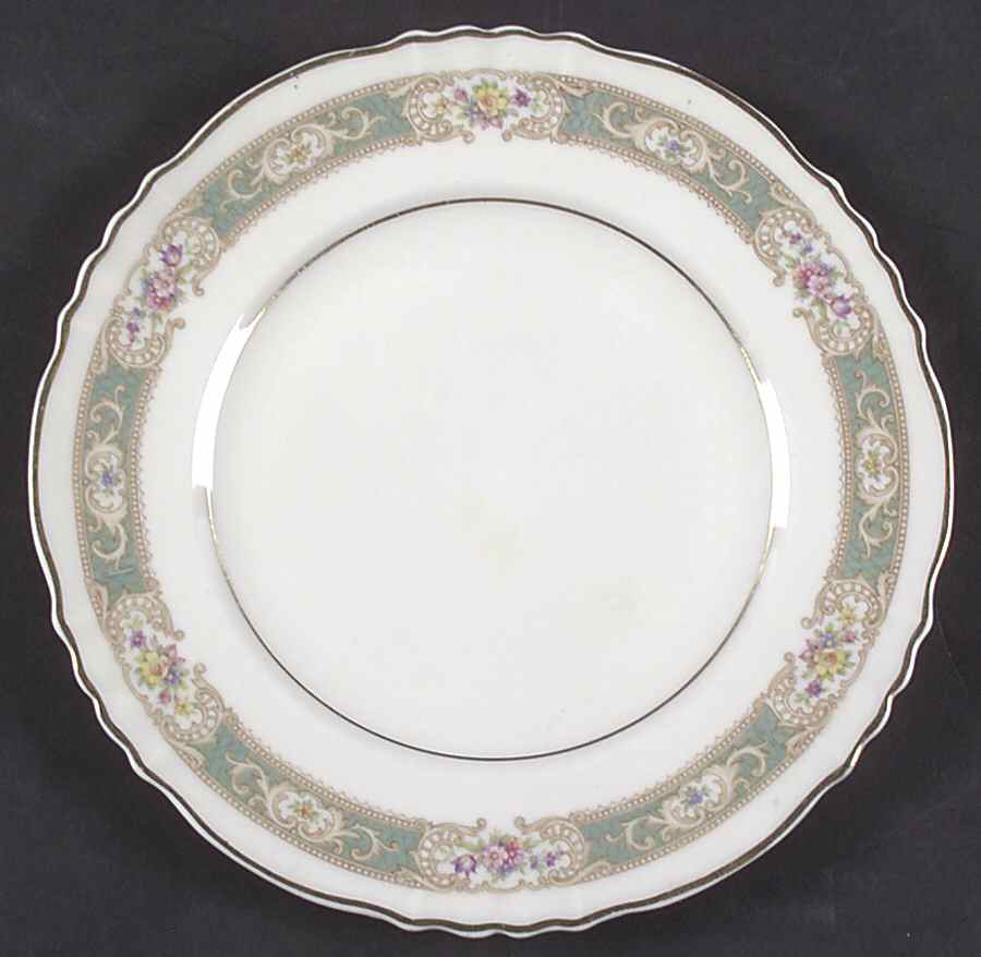 Raleigh Green Dessert/Pie Plate by Syracuse-1