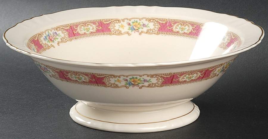 Raleigh Pink Round Vegetable No Lid by Syracuse-1