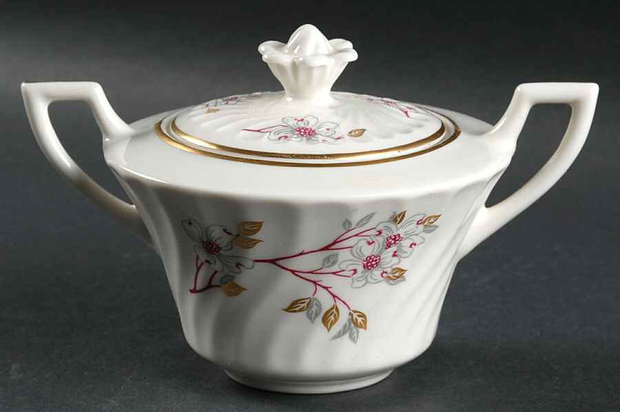 Rhapsody Sugar Bowl & Lid by Syracuse-1