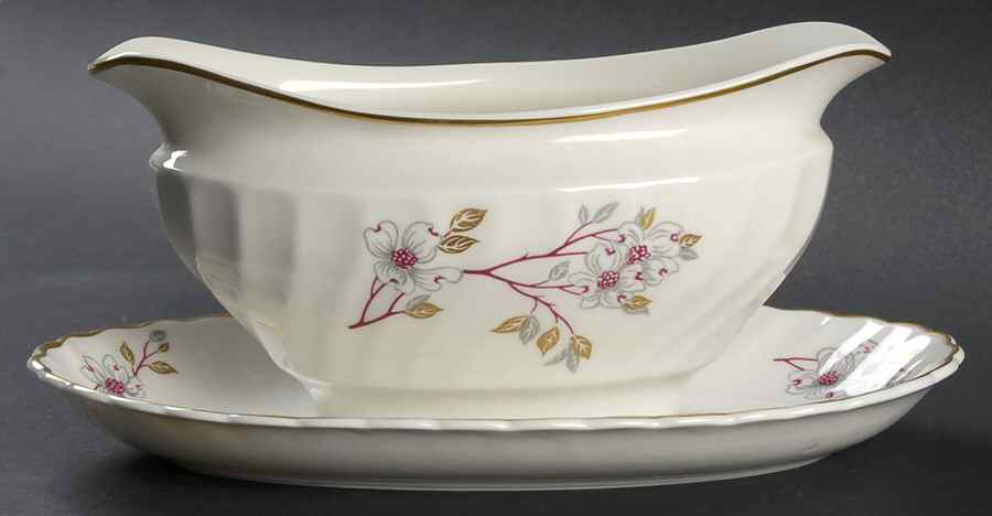 Rhapsody Gravy Boat with Attached Underplate by Syracuse-1