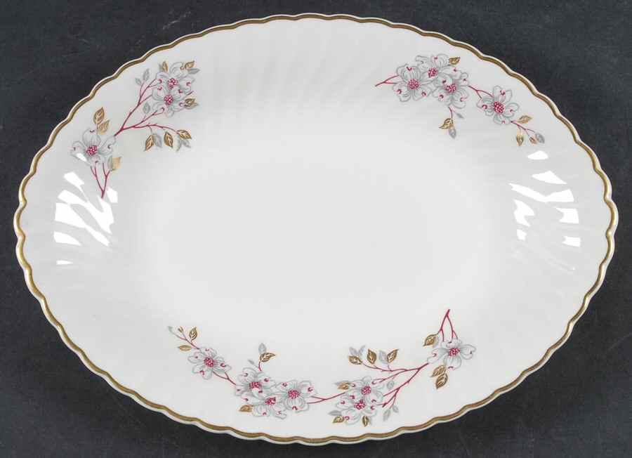 Rhapsody 11" Oval Serving Platter by Syracuse-1