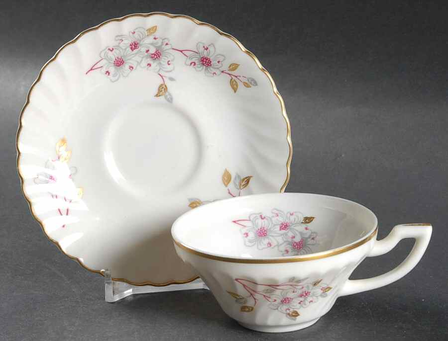Rhapsody Flat Demitasse Cup & Saucer Set by Syracuse-1