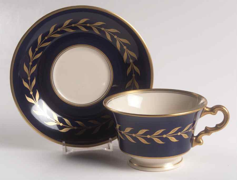 Richelieu Footed Cup & Saucer Set by Syracuse-1