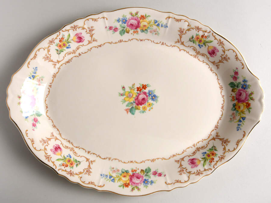 Riviera 16" Oval Serving Platter by Syracuse-1