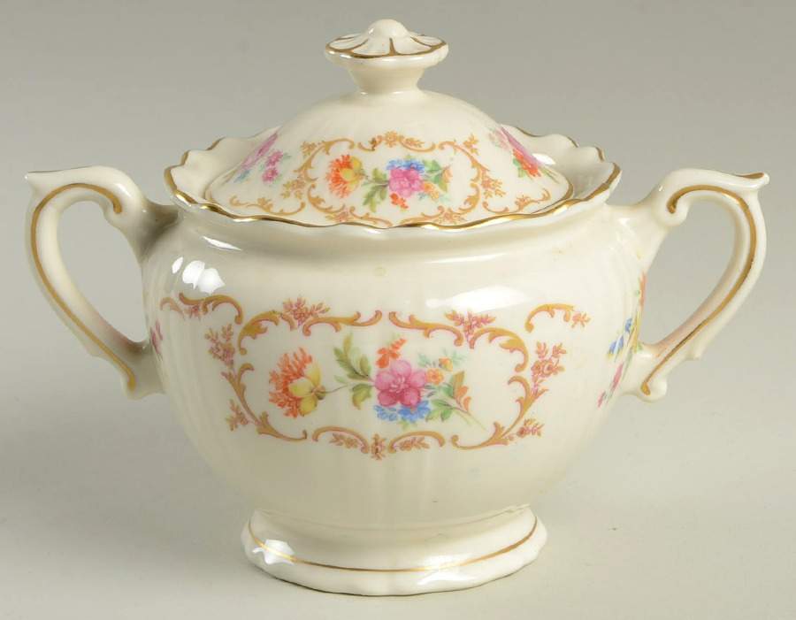 Riviera Sugar Bowl & Lid by Syracuse-1
