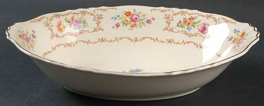 Riviera 10" Oval Vegetable Bowl by Syracuse-1