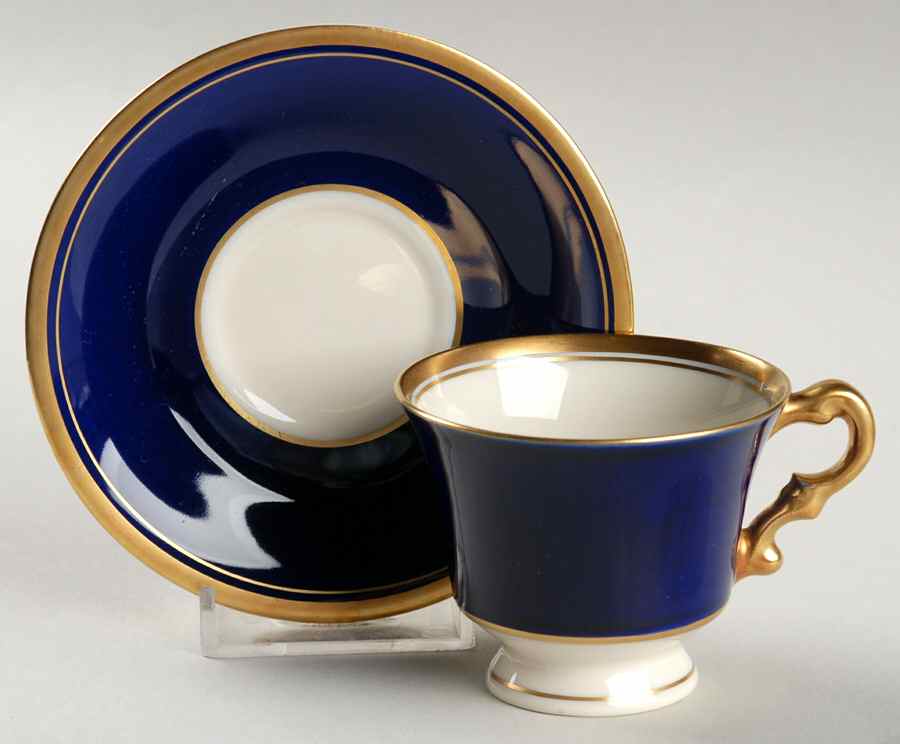 Royal Court Footed Demitasse Cup & Saucer Set by Syracuse-1