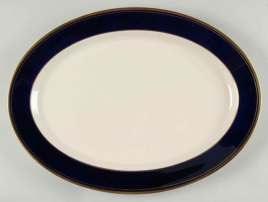 Royal Court 16" Oval Serving Platter by Syracuse-1
