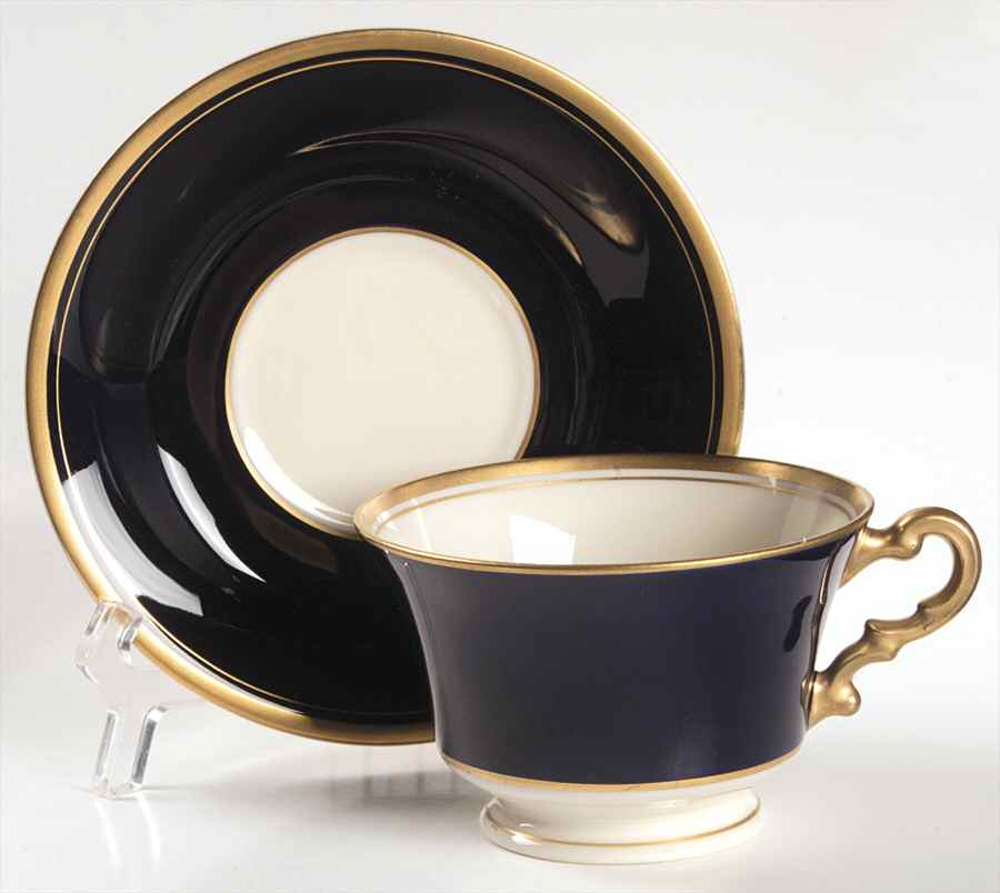 Royal Court Footed Cup & Saucer Set by Syracuse-1