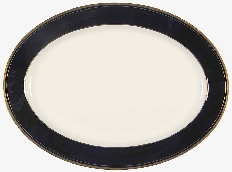 Royal Court 14" Oval Serving Platter by Syracuse-1