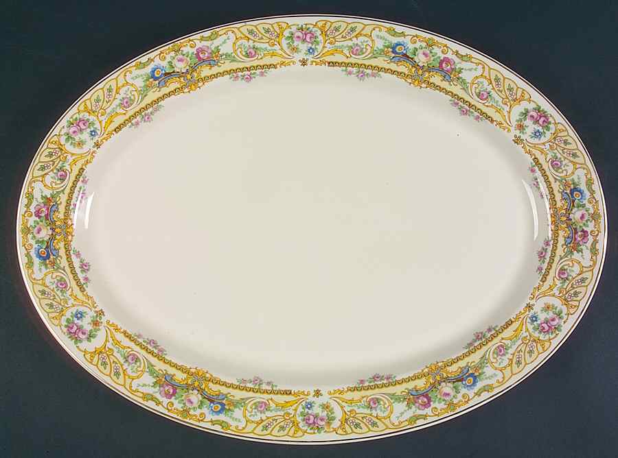 Rose Marie 16" Oval Serving Platter by Syracuse-1