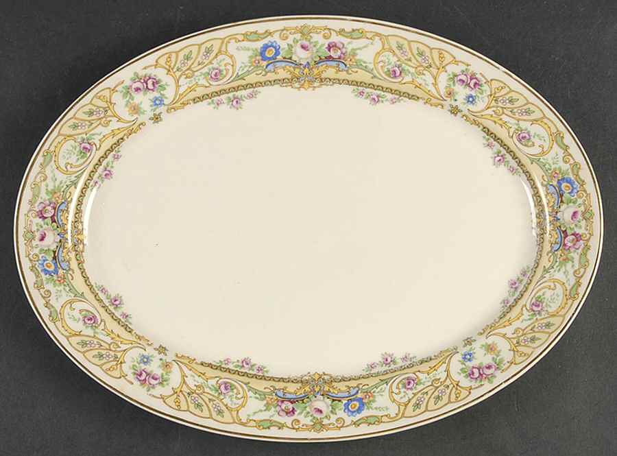 Rose Marie 12" Oval Serving Platter by Syracuse-1