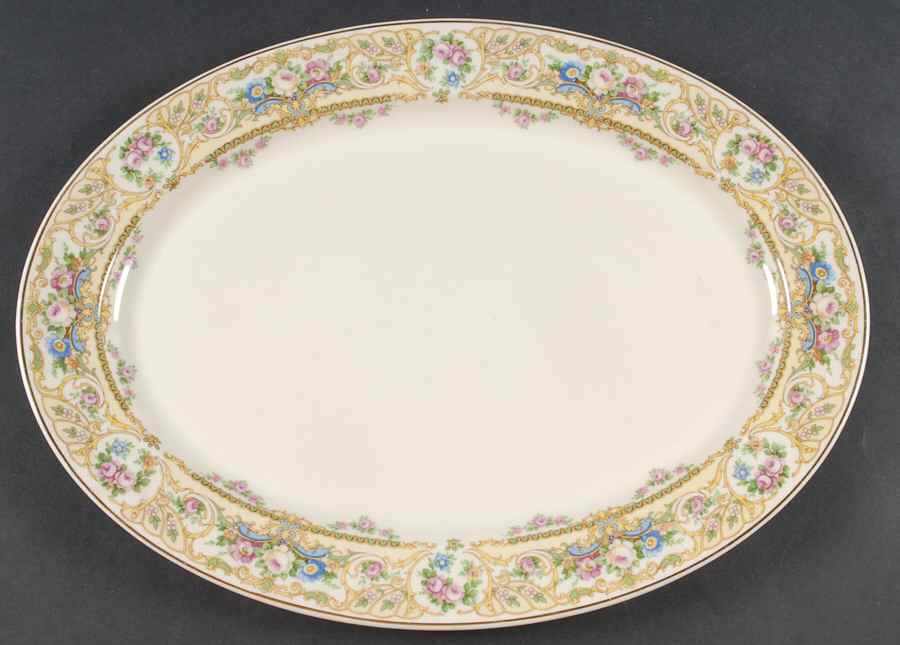 Rose Marie 14" Oval Serving Platter by Syracuse-1