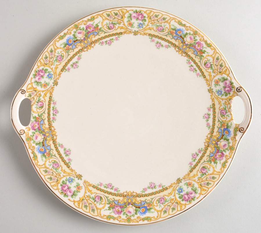 Rose Marie Handled Cake Plate by Syracuse-1