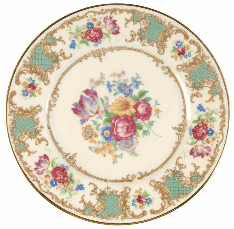 Romance Green Bread & Butter Plate by Syracuse-1