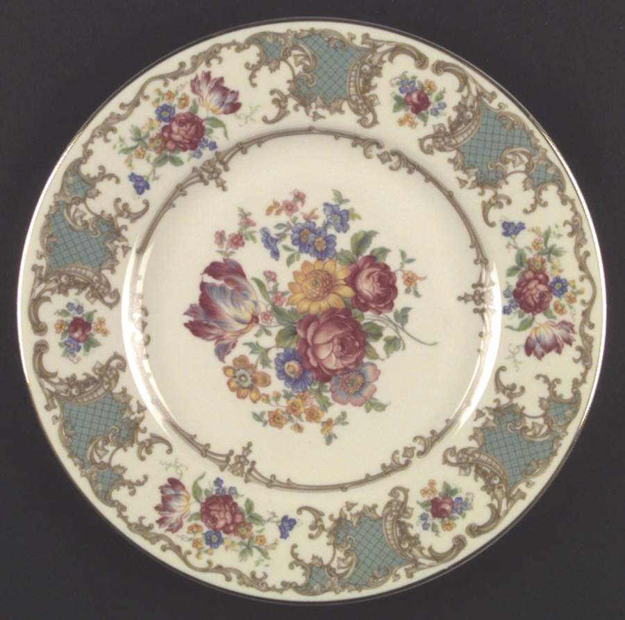 Romance Green Dinner Plate by Syracuse-1
