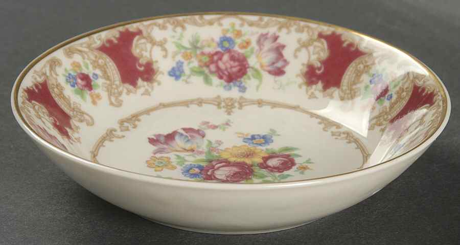 Romance Maroon Fruit/Dessert (Sauce) Bowl by Syracuse-1