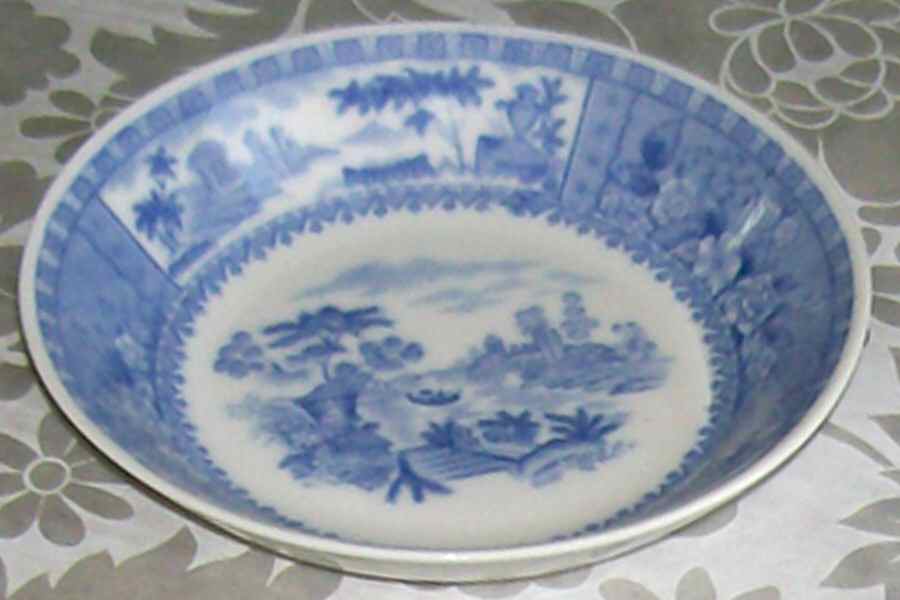Roosevelt (Blue) Fruit/Dessert (Sauce) Bowl by Syracuse-1