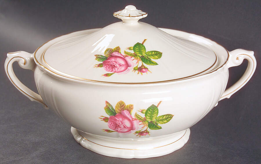 Rosalie Round Covered Vegetable by Syracuse-1