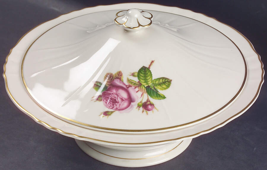 Rosalie Round Covered Vegetable by Syracuse-1