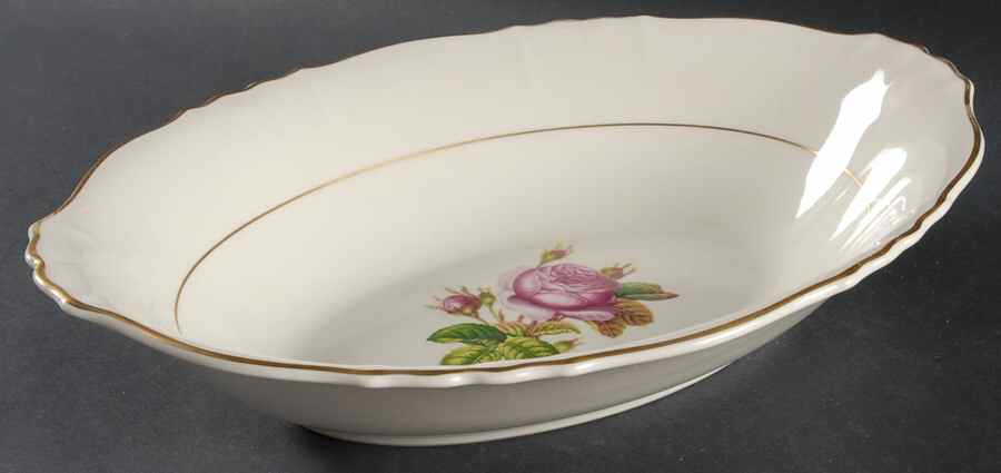 Rosalie 10" Oval Vegetable Bowl by Syracuse-1