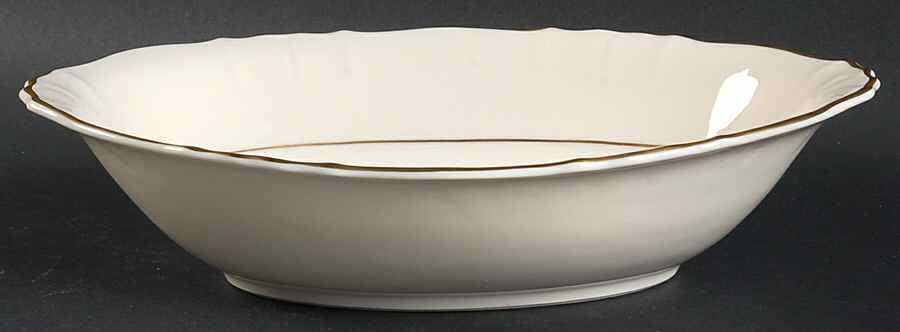Rosalie 9" Oval Vegetable Bowl by Syracuse-1