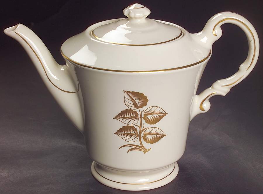 Roseleaf Teapot & Lid by Syracuse-1