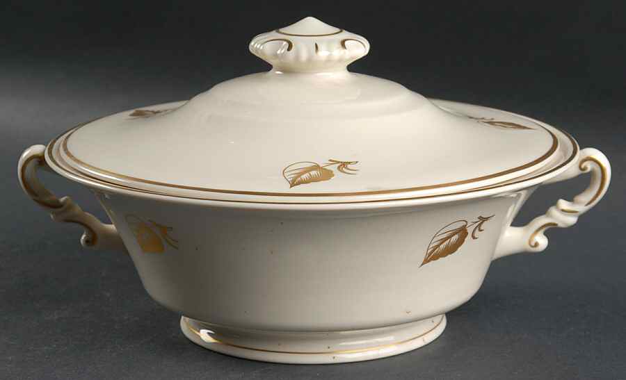 Roseleaf Round Covered Vegetable by Syracuse-1