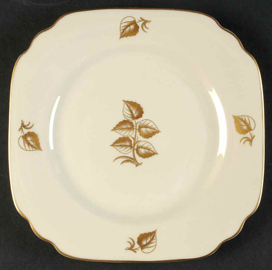 Roseleaf Square Salad Plate by Syracuse-1