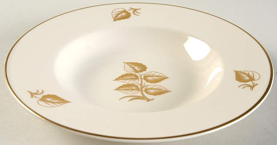 Roseleaf Rim Soup Bowl by Syracuse-1