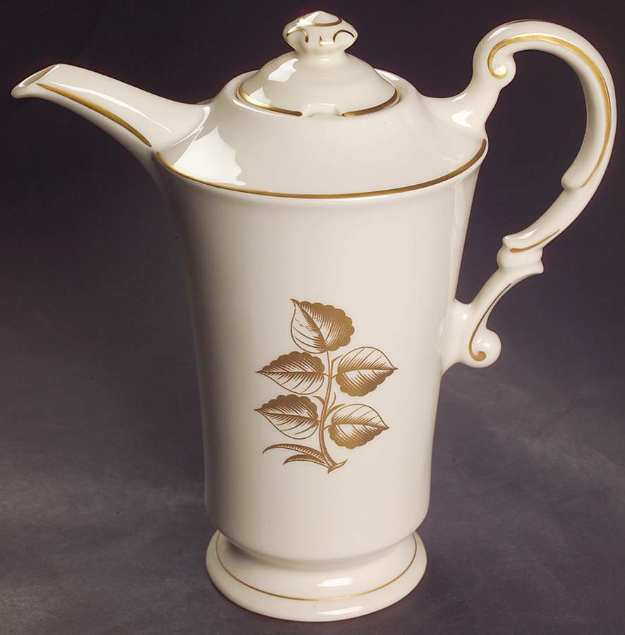 Roseleaf Coffee Pot & Lid by Syracuse-1