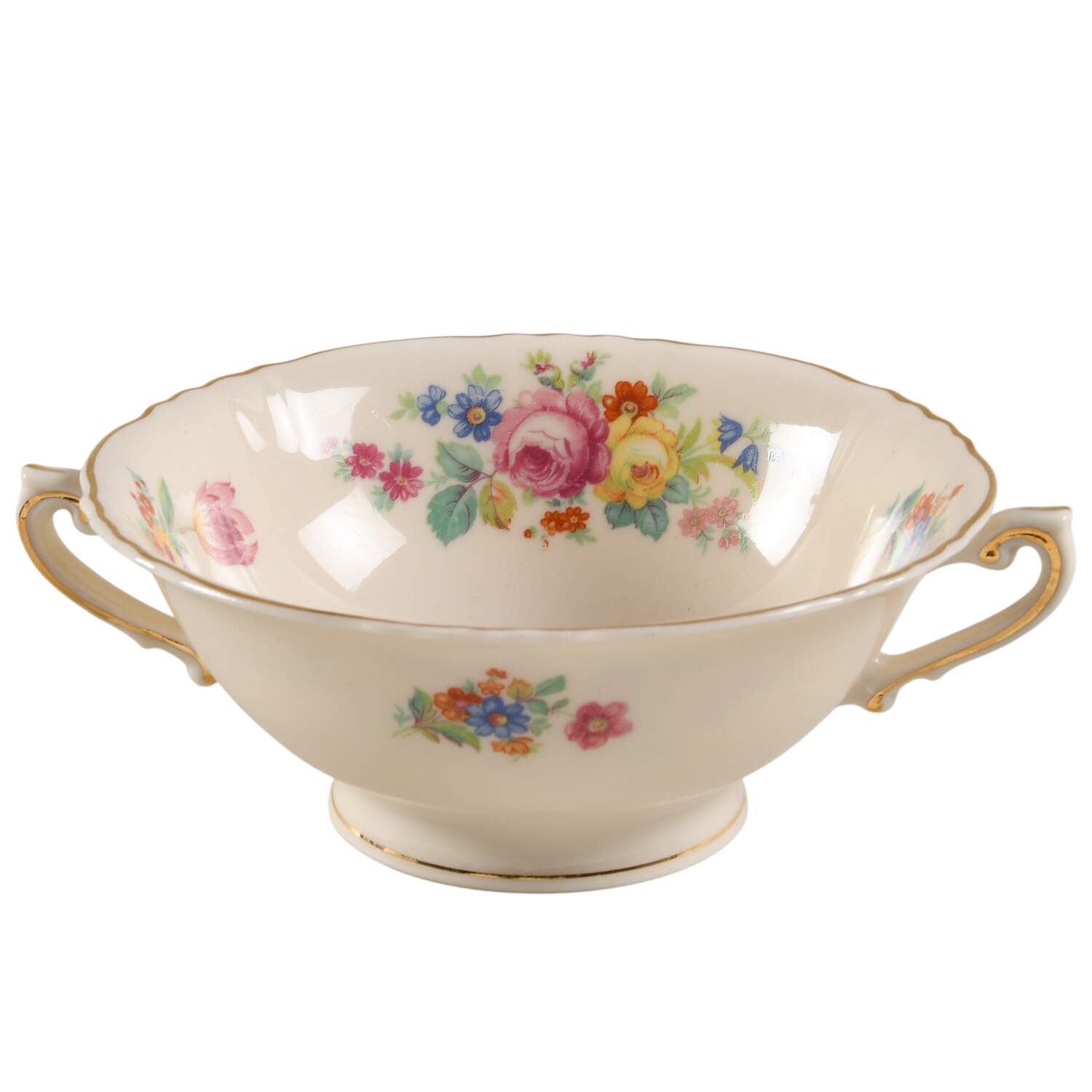 Rosemoor Footed Cream Soup Bowl by Syracuse-1