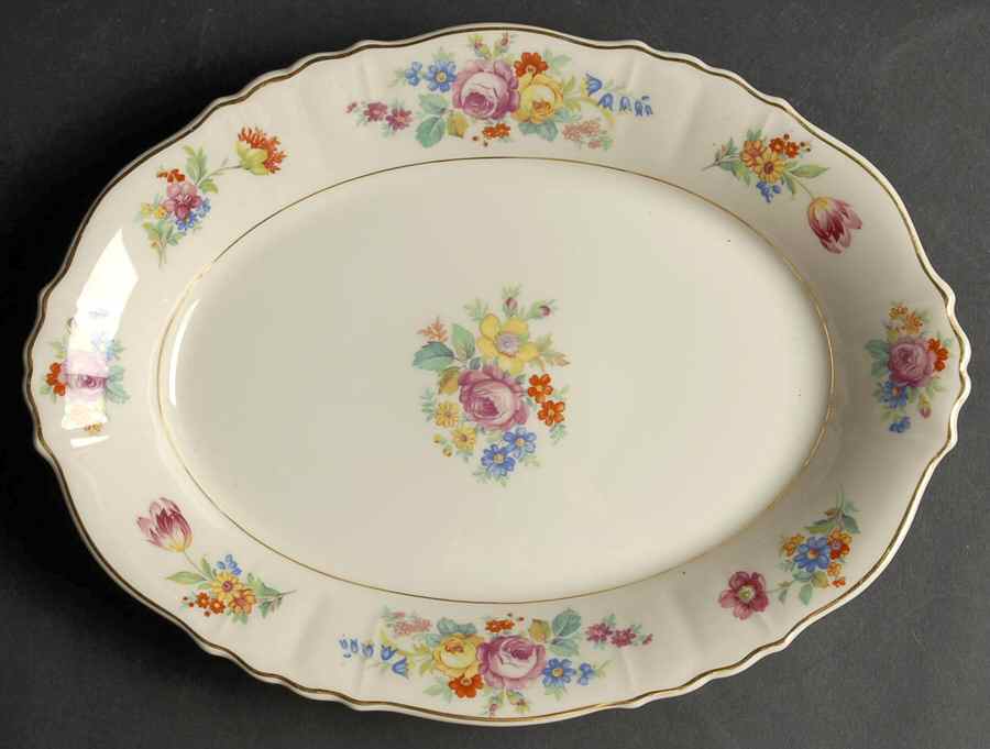 Rosemoor 12" Oval Serving Platter by Syracuse-1