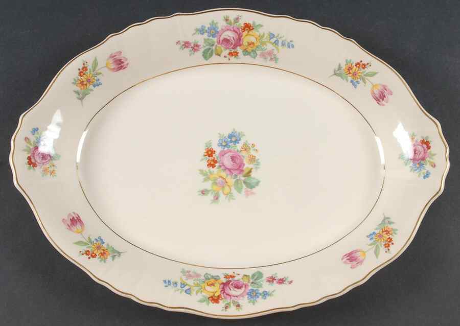 Rosemoor 14" Oval Serving Platter by Syracuse-1