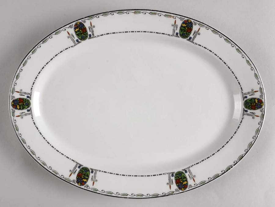 Rosemont 12" Oval Serving Platter by Syracuse-1