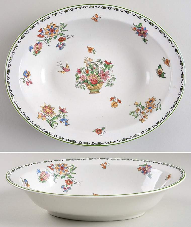 Roslyn 10" Oval Vegetable Bowl by Syracuse-1